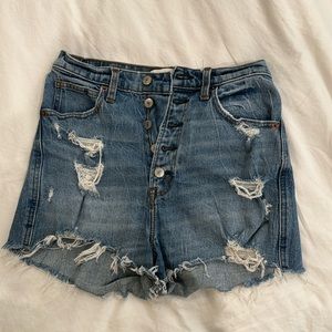 Abercrombie Curve Love Ultra High Rise Mom Short